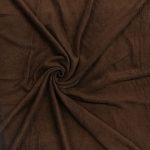Plain Polar Fleece Choc Brown 31 - Image 3